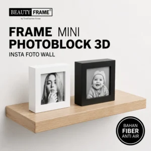 BEAUTY FRAME Mini PhotoBlock 3D hadir dengan desain minimalis aesthetic modern