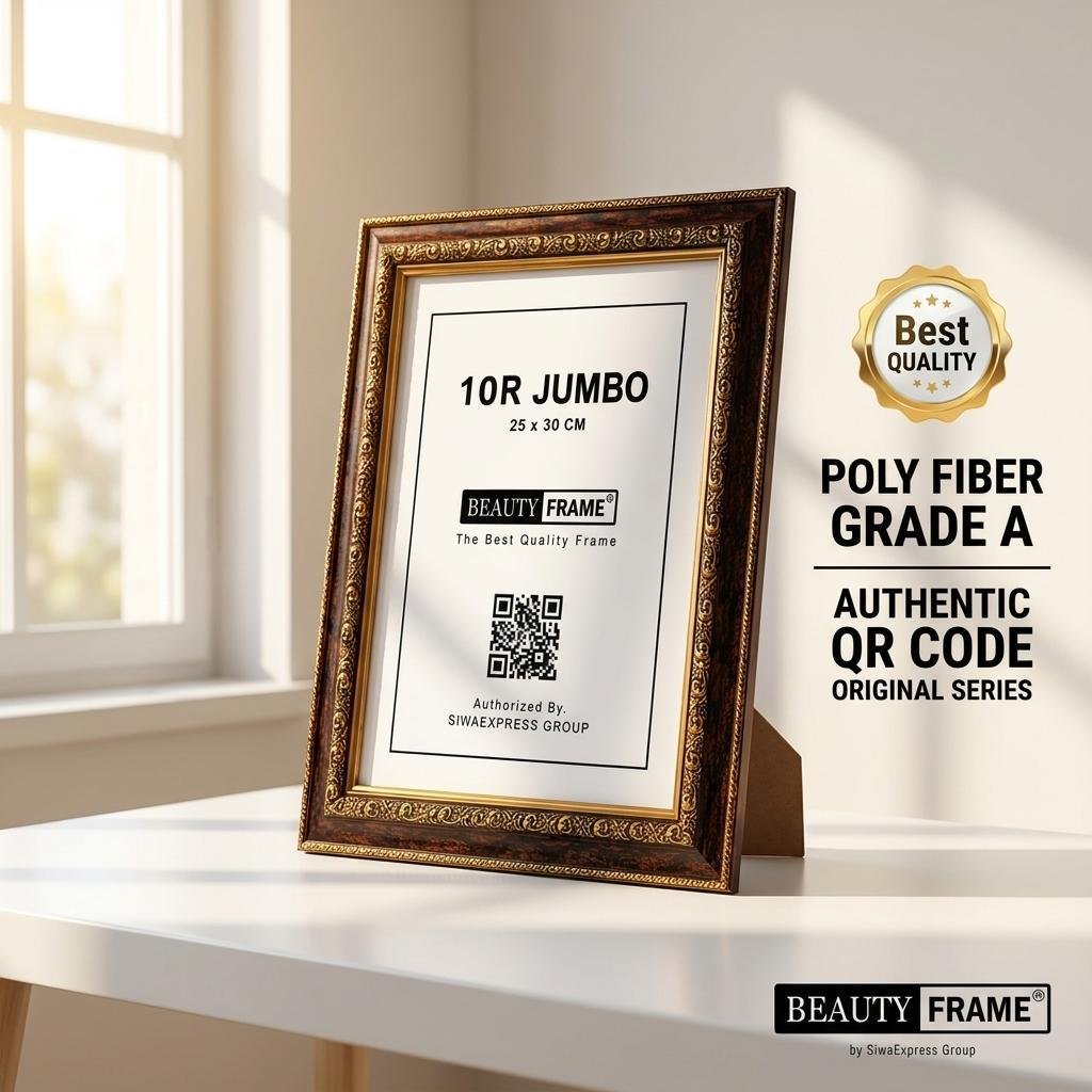 Beauty Frame 10R JUMBO 25x30cm Brown Gold Classic Premium