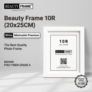 Beauty Frame 10R 20x25 cm White Minimalist Premium Poly Fiber Grade A